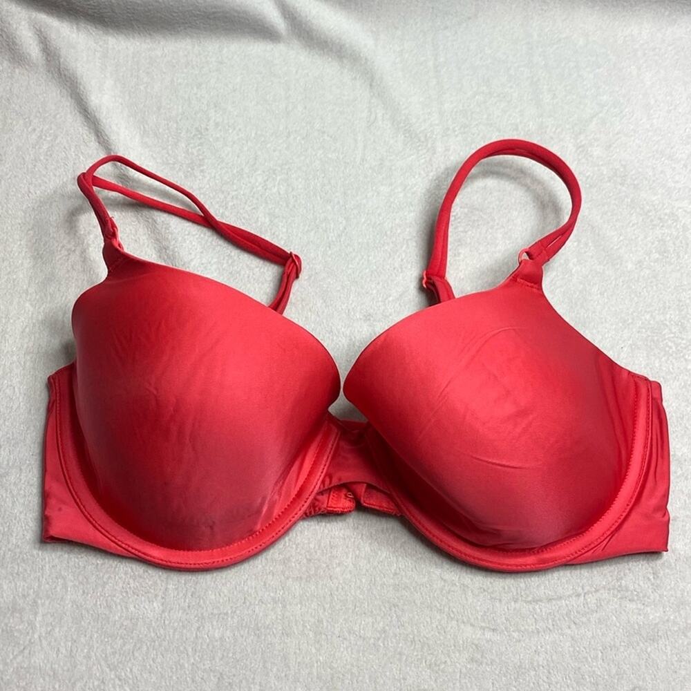 Victoria's Secret Demi in coral size 34D